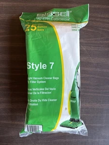 Bissell Commercial Replacement Bags for BGU1451T Style 7 Upright Vacuum 25 Bags - Picture 1 of 6