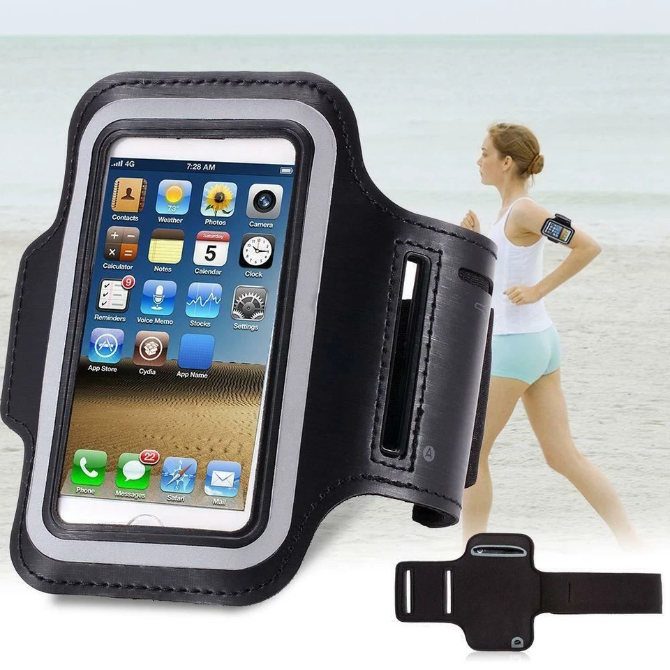 Sport Arm Band Case iPhone 4 5 6 7 8 SE2 Plus 11 12 Mini X XS Max Pro - Image 1 of 4