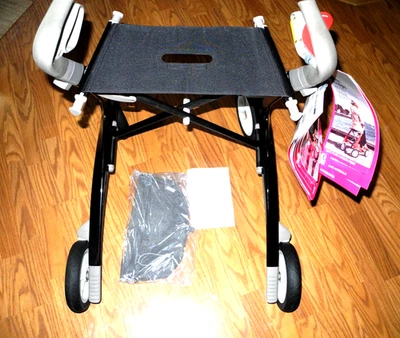 ByAcre Carbon Ultralight Rollator Walker, Black, Regular width Track - Image 1 of 4