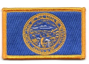 Parche bandera PATCH NEBRASKA ESTADOS UNIDOS AMERICA USA bordado termoadhesivo - Bild 1 von 1