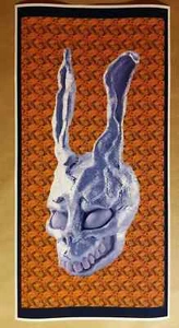 Donnie Darko Frank the Rabbit Trippy Halloween 3D Effect Poster 12" x 24" Movie - Picture 1 of 2
