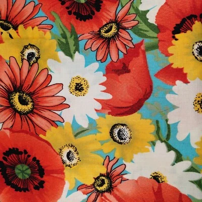 Tela Amapola Pasión por Springs Creativa Multicolor Floral 1 Yarda Foto 1 de 4