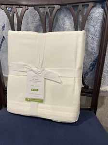 Pottery Barn Organic 18” Drop Cotton Bed Skirt California King Cal King - Picture 1 of 3