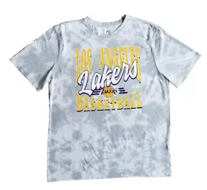 Lakers T Shirt Mens XL Los Angeles NBA Graphic Short Sleeve Crewneck Tee Gold LA - Picture 1 of 10