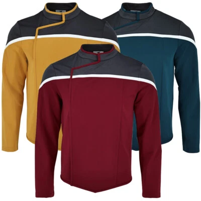 Camisas Strange New Worlds Lower Decks Boimler Uniforme Rojo Flota Estelar Dorado Azul Foto 1 de 4