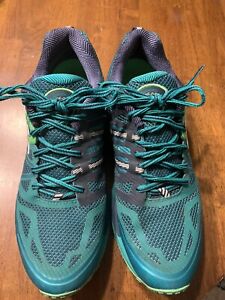 brooks blue and green shoes