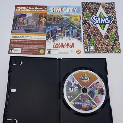 Sims 3 Plus Seasons (Windows/Mac, 2012) CIB Complete w/ Game Keys - Image 1 of 4