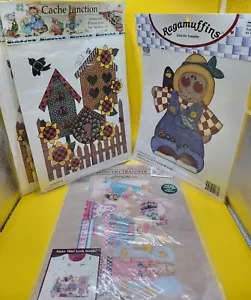 Sellado - Ragamuffins Hierro-On Transferencias Espantapájaros Ángeles Pájaros Lote Mixto De Colección - Imagen 1 de 3