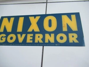 Nixon Governor Autoaufkleber 4"x9,75" Aldine Co. L.A., CA Bester Preis auf EB! - Bild 1 von 1