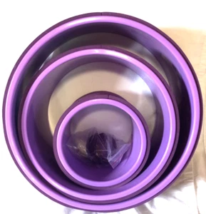 Ruedas de ejercicio Overmont Yoga Roller 12" 9"" 6"" y pelota - Imagen 1 de 3