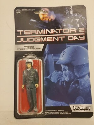 Terminator 2 ReAction 2015 Exclusive Action Figure T-1000 Frozen Patrolman New ! - Image 1 of 3