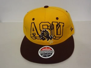 Vintage NCAA Arizona State Sun Devils Snapback Hat 90s Zephyr NEW NWT Wool Blend - Picture 1 of 4