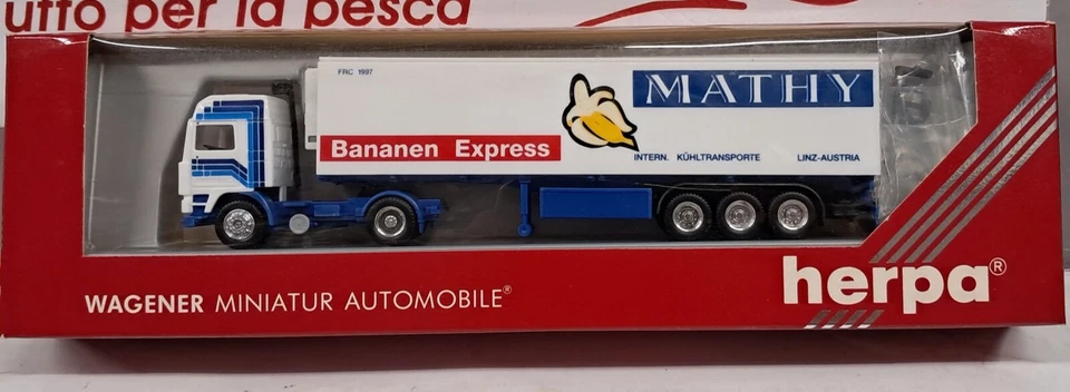 HERPA 1/87 - VOLVO F12 BANANEN EXPRESS  -  HO - Immagine 1 di 1