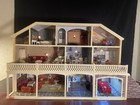 Vintage Lunby Stockholm “Dallas” Dollhouse With Lunby Furniture 