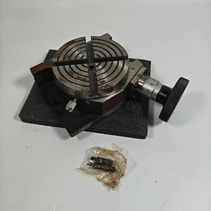 Mesa giratoria regular de 4 pulgadas (100 mm) 4 ranuras para fresadora AnNafi - Imagen 1 de 5