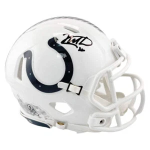 Nick Cross Signed Indianapolis Colts Salute to Service 2024 Mini Football Helmet - Picture 1 of 3