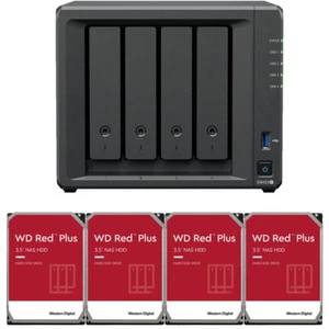 Synology DS423+ 4-Bay NAS 2GB RAM 12TB (4x3TB) of WD Red Plus Drives - Picture 1 of 7