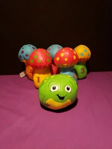 Puddle Jump Mushroom Mania Bowling 6 Pc Target Exclusive Numbers Colors - Picture 1 of 13