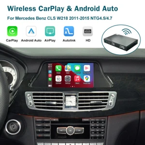 NEW Wireless CarPlay Retrofit Kit Android Auto for Mercedes Benz CLS W218 NTG4.5 - Picture 1 of 6