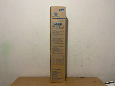 Genuine Konica Minolta TN401K Black Toner Cartridge 960420 - Image 1 of 4