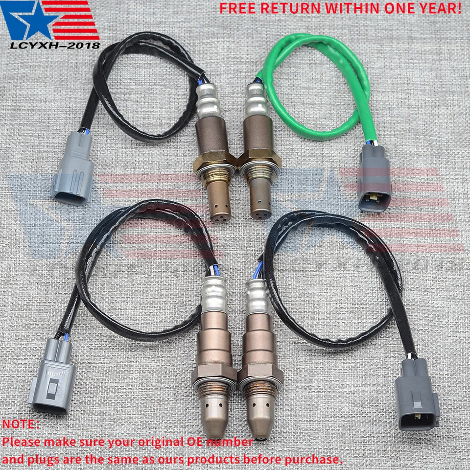 4x Sensor de oxígeno para Toyota Tacoma 2016-2022 3,5 L transmisión automática. 234-9140 234-8001 Foto 1 de 4