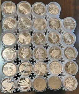 Dealers choice LOT OF 500 X 1 OZ 25 Patterns RANDOM MIXED COPPER ROUNDS .999 - Picture 1 of 9