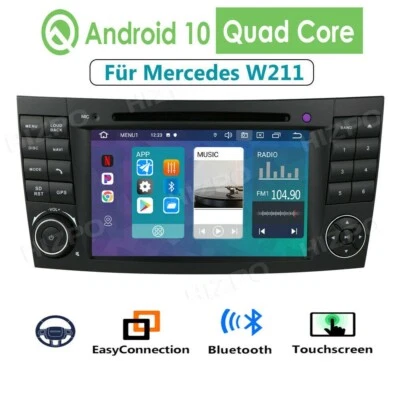 Android10 GPS Radio CD DVD Player for Mercedes Benz E-W211 E320 E500 E350 CLS500 - Image 1 of 4