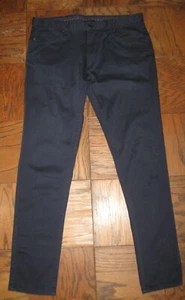 ZARA MAN SLIM FIT DARK BLUE JEANS Sz 34x 30 - Picture 1 of 3