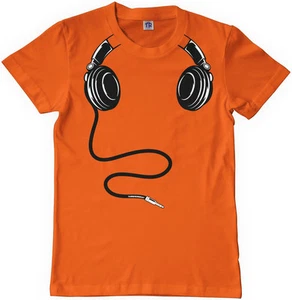 Threadrock Kids Headphones Youth T-shirt Funny Fake Costume DJ Music - Picture 1 of 9