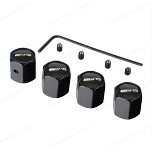 4 x Tapones Amg para Mercedes Benz para válvulas de neumáticos rueda llanta - Picture 1 of 1