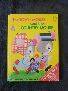Town Mouse and Country Mouse Book Rand McNally Start Right Elf 70s - Picture 1 of 4