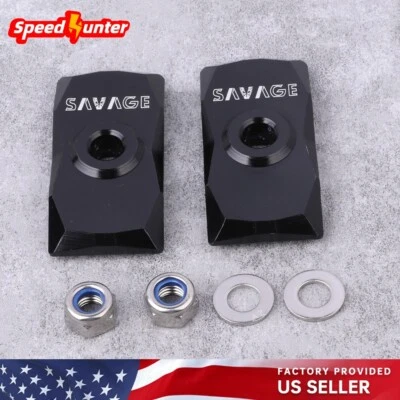 Chain Adjuster Swingarm End Caps For KAWASAKI NINJA 400 EX250R Z400 VERSYS X-300 - Image 1 of 4