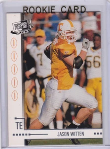 JASON WITTEN ROOKIE CARD 2003 Football RC Tennesee Volunteers Dallas Cowboys TE - Foto 1 di 2