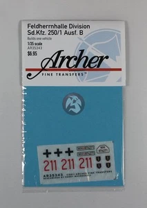 Archer 1/35 Feldherrnhalle Division Sd.Kfz.250/1 Ausf.B Markings AR35343 - Picture 1 of 1