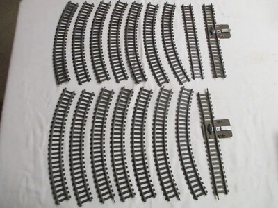 American Flyer S Gauge 17 Piece Lot Pikemaster Track Curve Straight Uncouplers - Image 1 of 4
