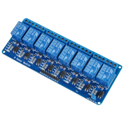 5V Eight 8 Channel Relay Module With Optocoupler For Arduino DSP ARM PIC AVR New - Bild 1 von 4