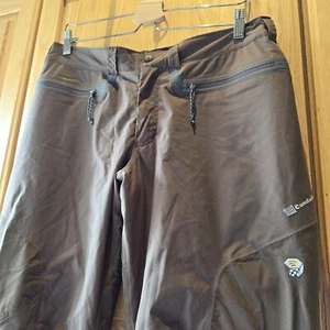 Mountain Hardwear Snow Pants Womens MED Brown Conduit Ski Snow Nylon Primaloft - Picture 1 of 19