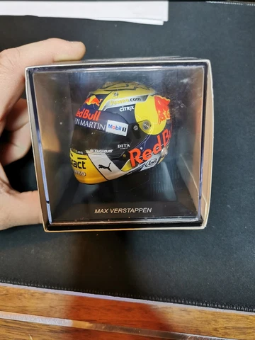 max verstappen 1/5 scale helmet red bull from the 2018 austrain grand prix Cover