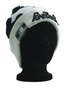 New Era The Punisher Cuff Knit Winter Snow Hat Marvel Comics Skull Black NWT - Picture 1 of 5