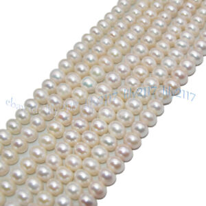 Natural 10-11mm South Sea White Freshwater Rondelle Pearl Loose Beads 15'' AAA
