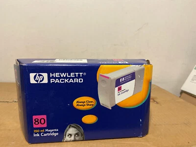 Genuine hp C4847A (80) HP DESIGNJET 1050C INK MAGENTA 350ML - Image 1 of 4