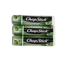 Bálsamo labial Chapstick Minty Delight, 0,15 onzas, lote de 3 tubos - Imagen 1 de 4