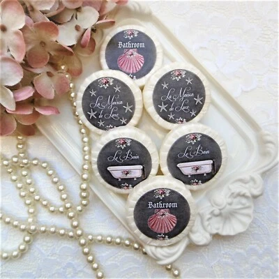 MARKENLOS 6 x Gästeseife Handseife Duftseife Shabby Chic Nostalgie Seife Badezimmer Deko