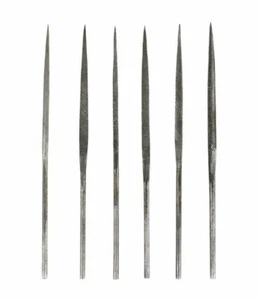 Set 6 pezzi di aghi per file intaglio cera 14 cm strumento per gioielli con sacchetto di plastica - Foto 1 di 1