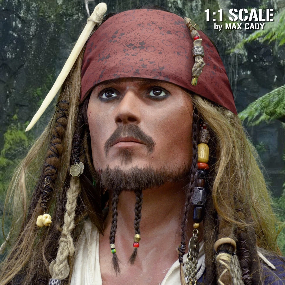 Bandana Jack Sparrow precisa en pantalla, Piratas del Caribe, NUEVA o ENVEJECIDA Foto 1 de 1