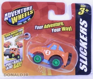 '70s Chevrolet Corvette Orange Vette Adventure Wheels Slickers Micro Pull Back - Picture 1 of 2