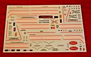 AMT Peterbilt 359 Cross Country Hauler Decal Sheet 1/25 - Picture 1 of 1