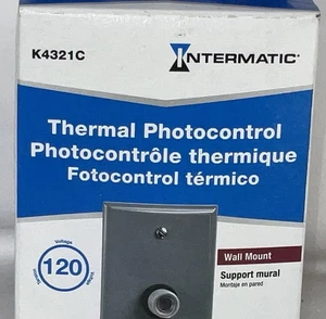 Intermatic K4321C Fotocontrollo Termico da Parete 120 V Controllo Luce Esterno - Foto 1 di 1