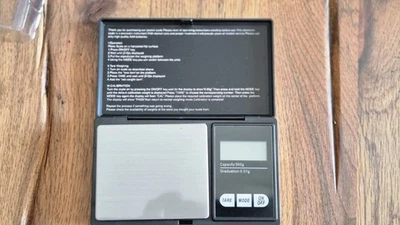 Digitale Präzisionswaage Feinwaage 0.01-500g Taschenwaage Fein Gramm Gold Waage - Bild 1 von 3