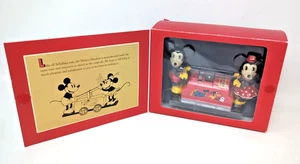 NEW Schylling-Disney O GA Tin-Litho Mickey & Minnie Mouse Windup Train Handcar - Picture 1 of 4
